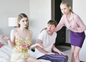 Mẹ kế bắt nữ nhi riêng của ông chồng xxx với cậu con trai